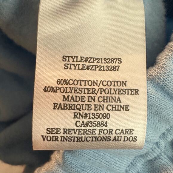 Z Supply Fleece Jogger Sweat Pants Size Small Light Blue - Picture 6 of 9